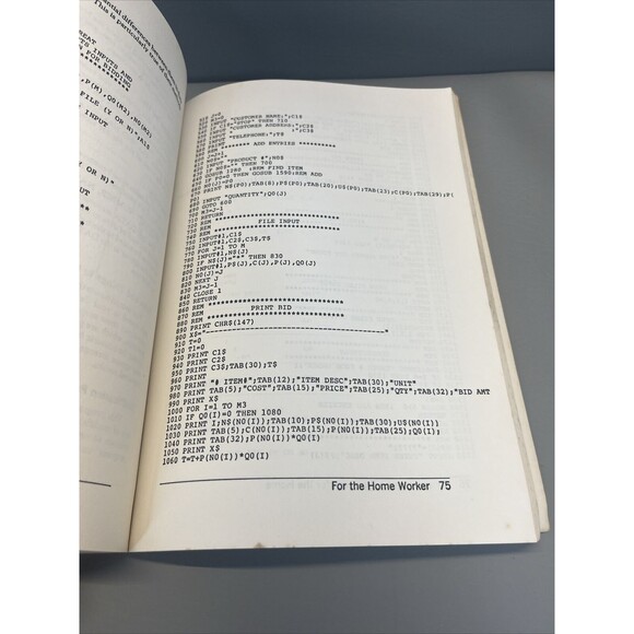 commodore 64 programs for the home Charles D. sternberg Vintage Book 1983 - Picture 7 of 8